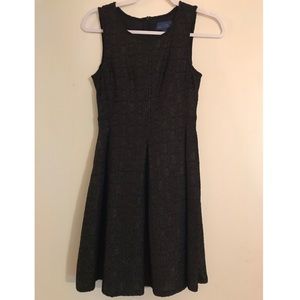 Blue Rain Black and Gold Dress